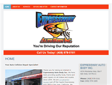 Tablet Screenshot of expresswayautobody.com